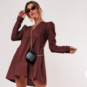 MISSGUIDED smock dress